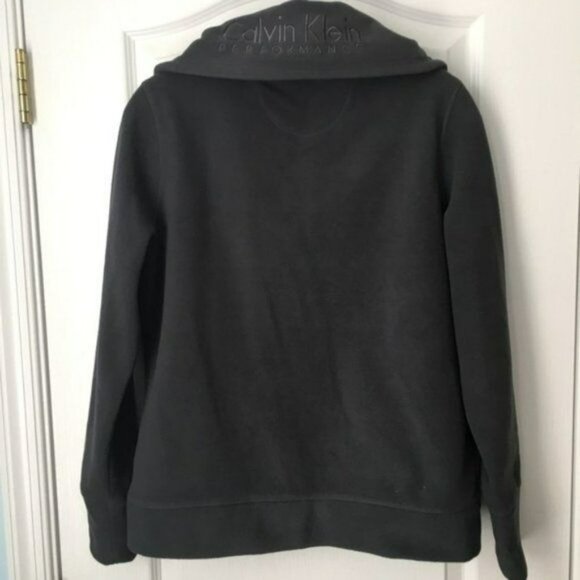 Calvin Klein Performance Fleece Charcoal Gray - Picture 2 of 13